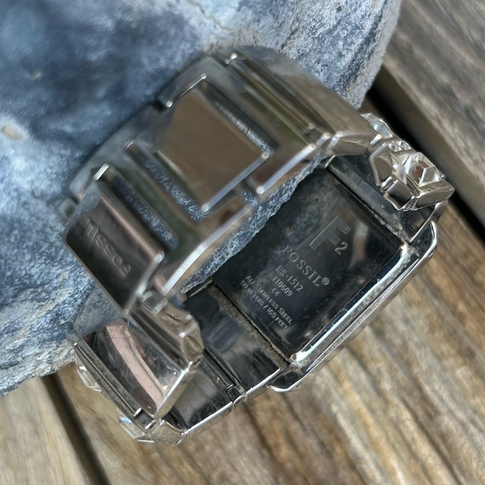 Fossil Marissa Rhinestone Watch Stainless Steel Silver - Picture 8 of 10